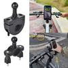 Universal Bike Phone Holder Base 17mm Ball Head Adjustable Viewing Angles Easy Carry Strong Plastic Design for Travel