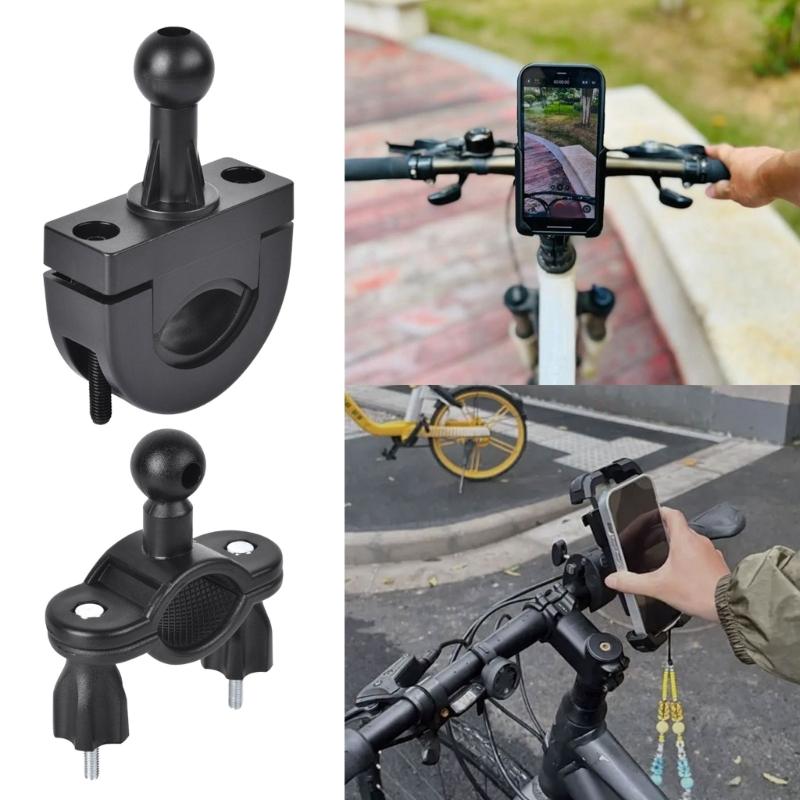 Universal Bike Phone Holder Base 17mm Ball Head Adjustable Viewing Angles Easy Carry Strong Plastic Design for Travel