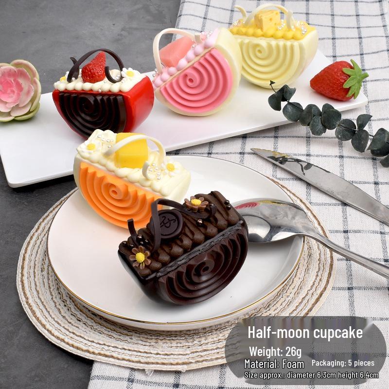 Fake Fruit Cake Toy: Squeeze Toy & Baking Display Prop for Kids