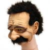 New Halloween Grandpa Wig Latex Old Man Mask Headgear Direct Supply for Bald Characters, Horror Props