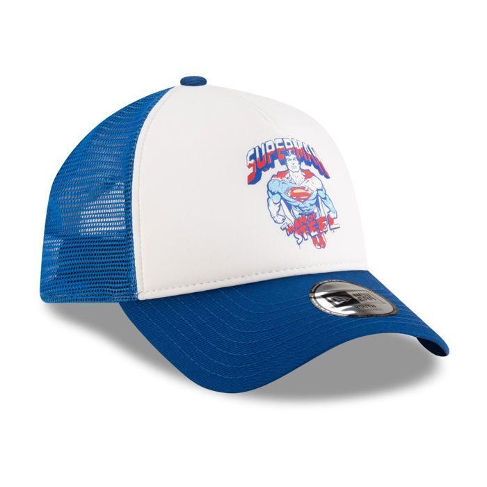Kinder Trucker Cap - NEW ERA - SUPERMAN - Verstellbar - Jugendgröße - 100% Polyester