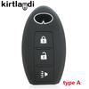 Silicone Remote Holder Keychian Car Key Case Cover For Infiniti Fx Ex Qx Ex25 Fx37 G37 Q70 Qx70 Qx80 Qx50 Qx56 M35H Key Cover