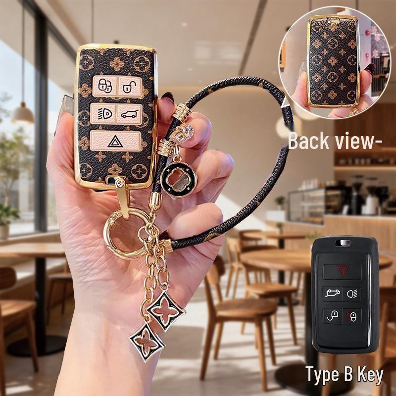 Land Rover Key Case for Evoque, Range Rover, Discovery, Sport, Defender 110, Velar