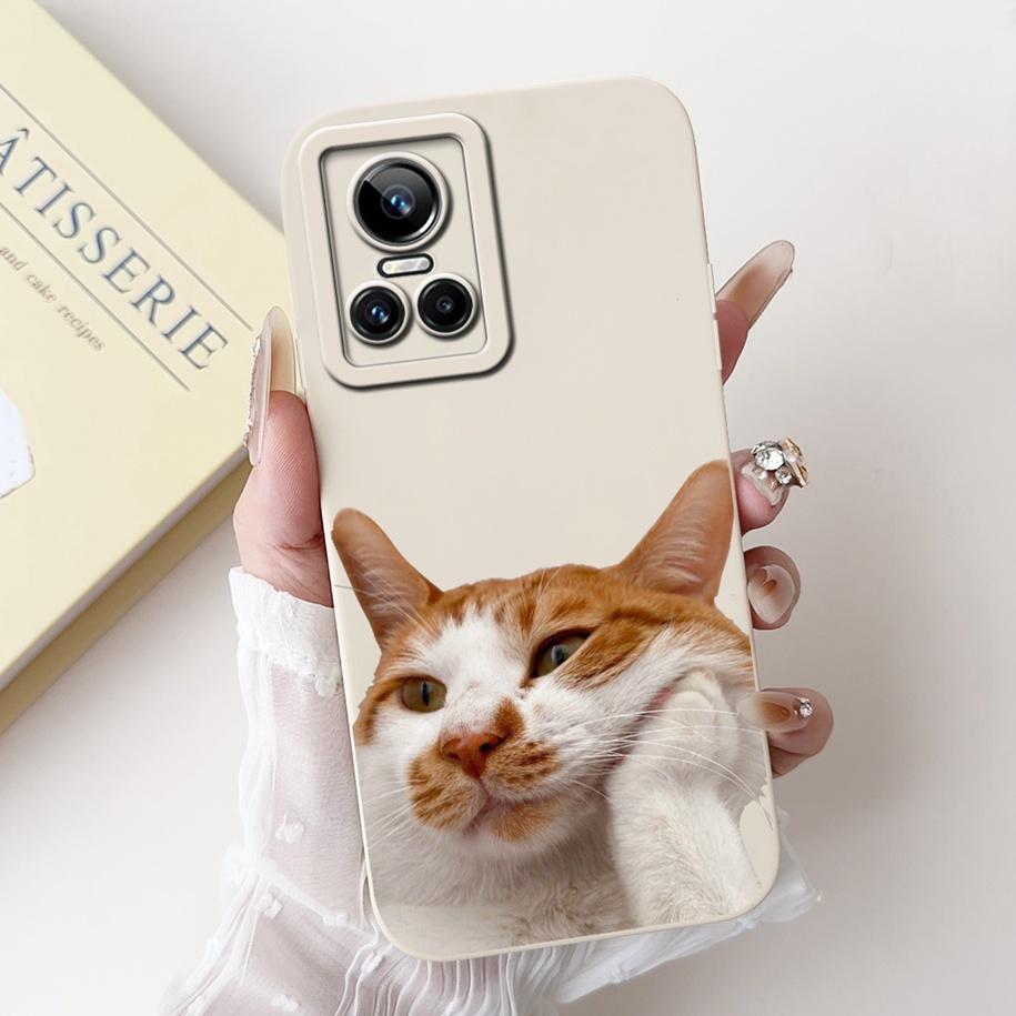 For Realme GT Neo 3 Case RMX3561 RMX3560 Shockproof Cover Fashion Painted Soft Silicone Phone Case For Realme GT Neo 3 80W Funda