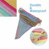 Baby Shower Colorful Pull Flag European-style Imitation Linen