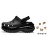 Crocs Mega Crush Clog EVA Classic Crush Sandalen 6.1cm Unisex Schwarz