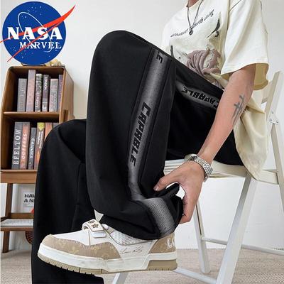 NASA MARVEL Men's Summer Ice-Feel Breathable Straight-Leg Casual Pants
