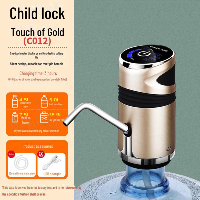 Automatic Electric Water Pump for Bottled Mineral Water - Household Drinking Fountain