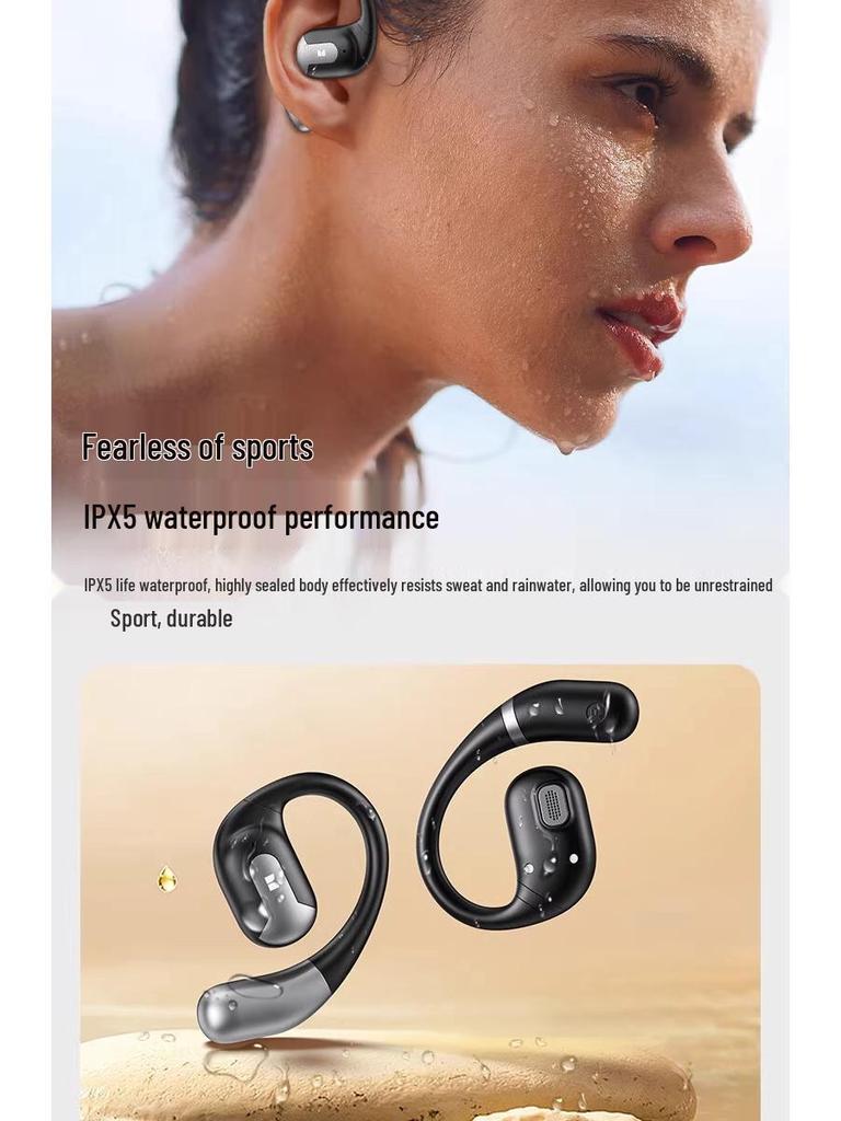 Monster AC317 Open-Ear Bluetooth Headphones: Ear-Hook Style, Noise Cancelling, Superior Sound, Extended Battery Life