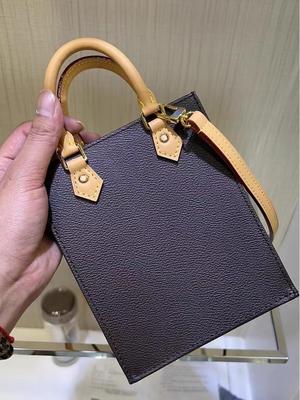 2025 Monogram Music Score Mini Tote - Genuine Leather Women's Crossbody Handbag