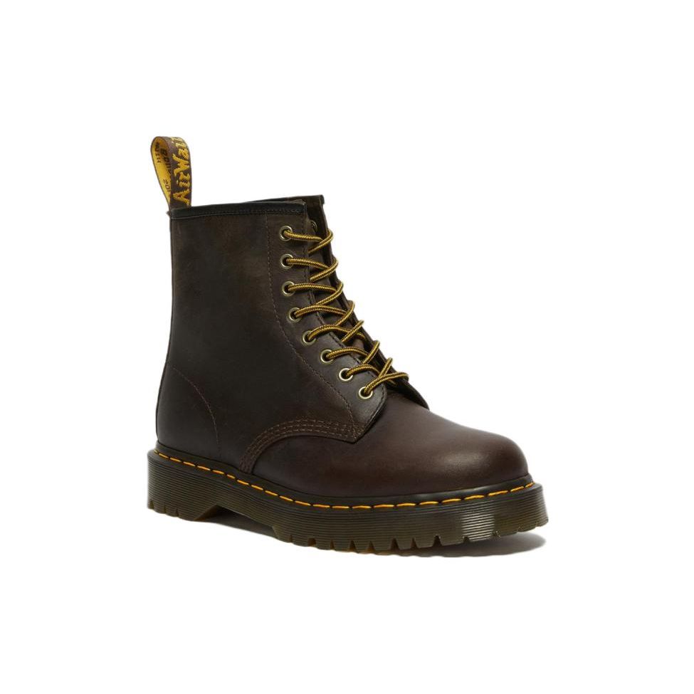 Dr. Martens 1460 Leather Thick Sole 8-Hole Short Boots Unisex boots Dark-Brown 27894201