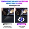 Car Door Wireless Welcome Light LED HD Projector Lamp  Decoration Atmosphere Lights For Volvo Rdesign Polestar AWD V50 S60 XC60