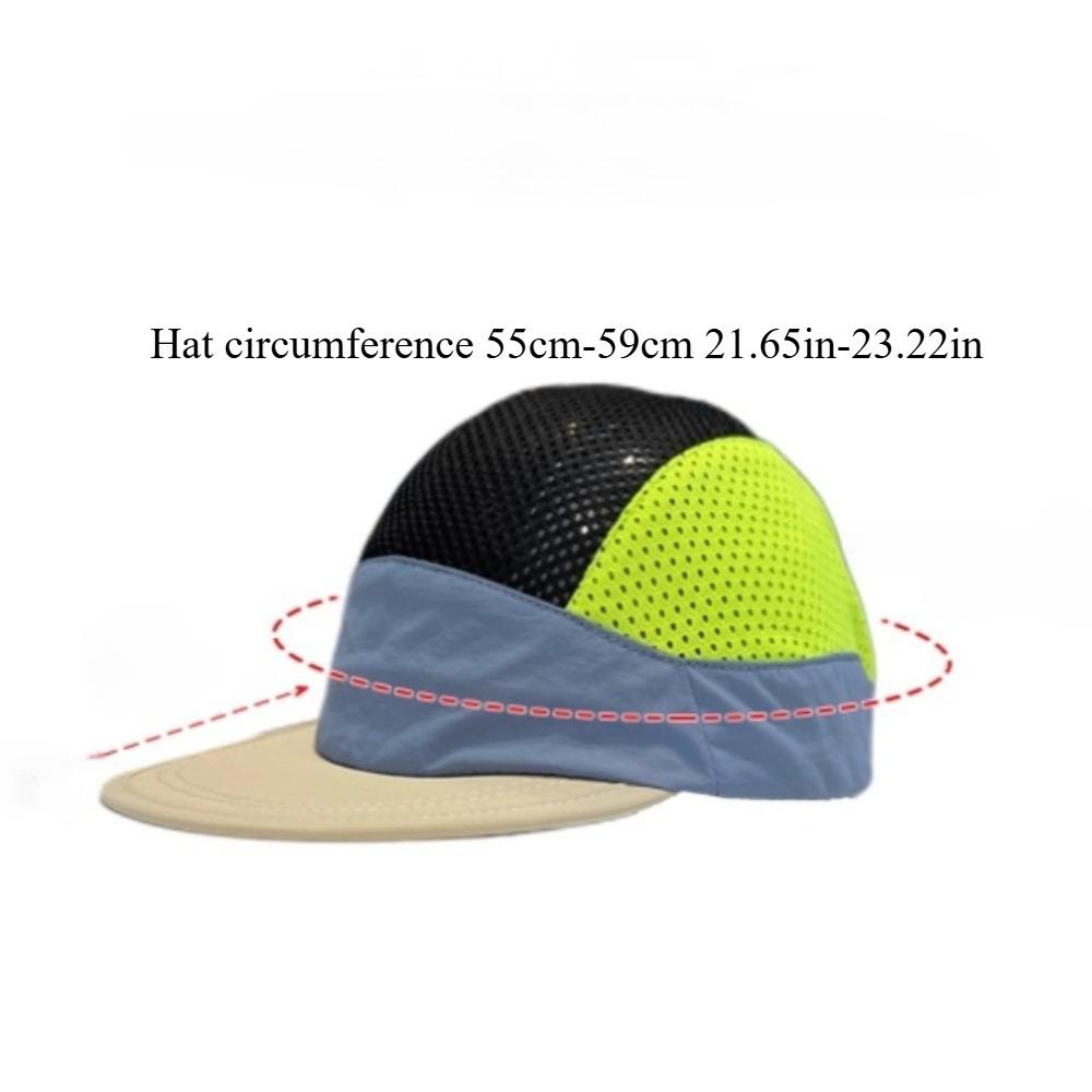 Plain Weave Mesh Cap Quick-Dry Waterproof Unisex Hat Ideal for Outdoor Sports Camping Hiking Streetwear Fashion Daily Wear