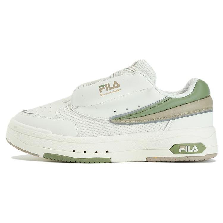 FILA Mix Casual Shoes  White Beige Green  Women s F12W334201FWW 37.5