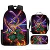One Piece Cartoon Anime Rucksack Leichte Ergonomische Schultasche für Grundschüler Umhängetasche Federmäppchen Set