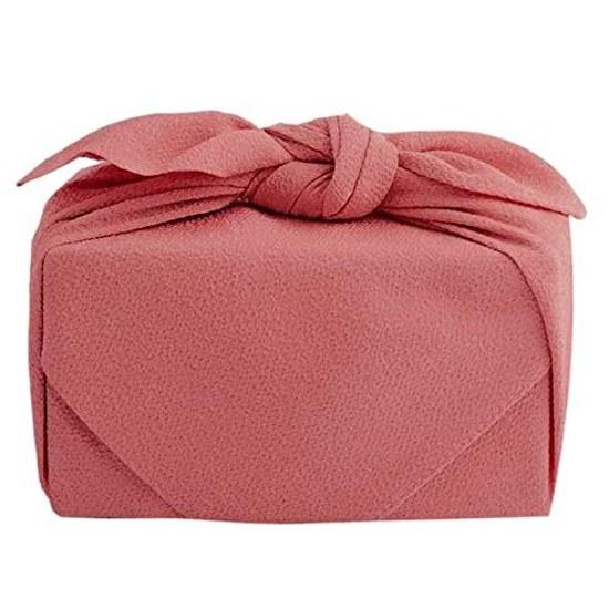 Musubi Furoshiki 70cm Plain Rose Ikkō Made Japan