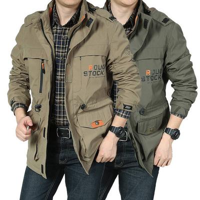 Autumn and Spring Windproof Men's Fashion Jacket Casual Outdoor Climb Nature Hike Camping Fishing Riding Men's Jacket