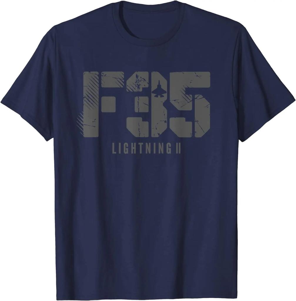 F35 Lightning II American Fighter Jet Men TShirt Short Sleeve Casual 100 Cotton ONeck Summer Shirt