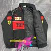F1 Embroidery Racing & Cycling Suit - Retro American Style Jacket for Men & Women