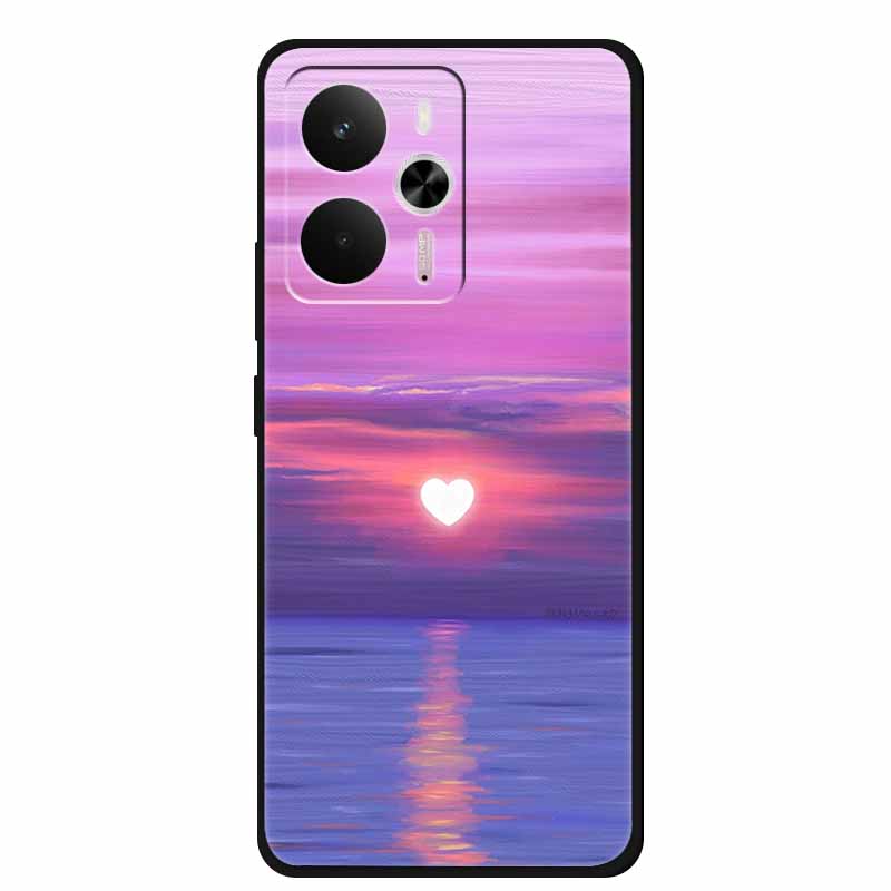 For Realme 14 Case Soft TPU Black Silicone Cover for Realme 14 5G Global RMX5070Soft Case Shockproof Cover RMX5070 Oppo Realme14