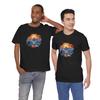 Summer Casual Fashion - Relaxed and Comfortable - Sunset Mountain View Design T Shirt - Suitable for Both Men and Women