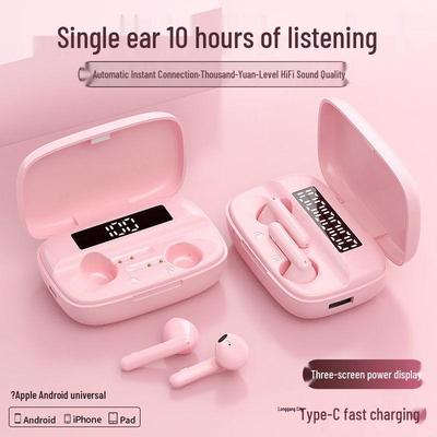 Premium Bluetooth Wireless Headphones with Ultra-Long Battery, Dual-Ear High-Quality Sound, Compatible with Apple, Android, and OPPO.