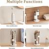 360° Rotating Toothbrush Holder with 4-slot Design and Anti-slip Base - Bathroom, Dressing Table and Travel Organizer, for Tooth