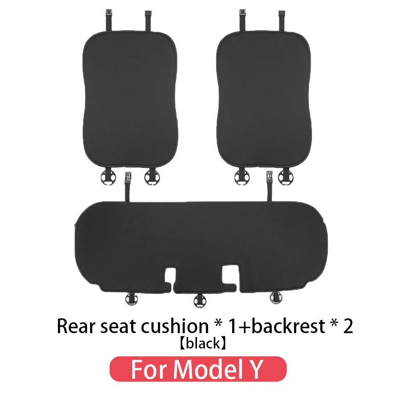 Car Seat Cover Cushion For Tesla Model 3/Model Y 2019-2025 Juniper Ice Silk Seat Cover Breathable Seat Car Interior Accessories
