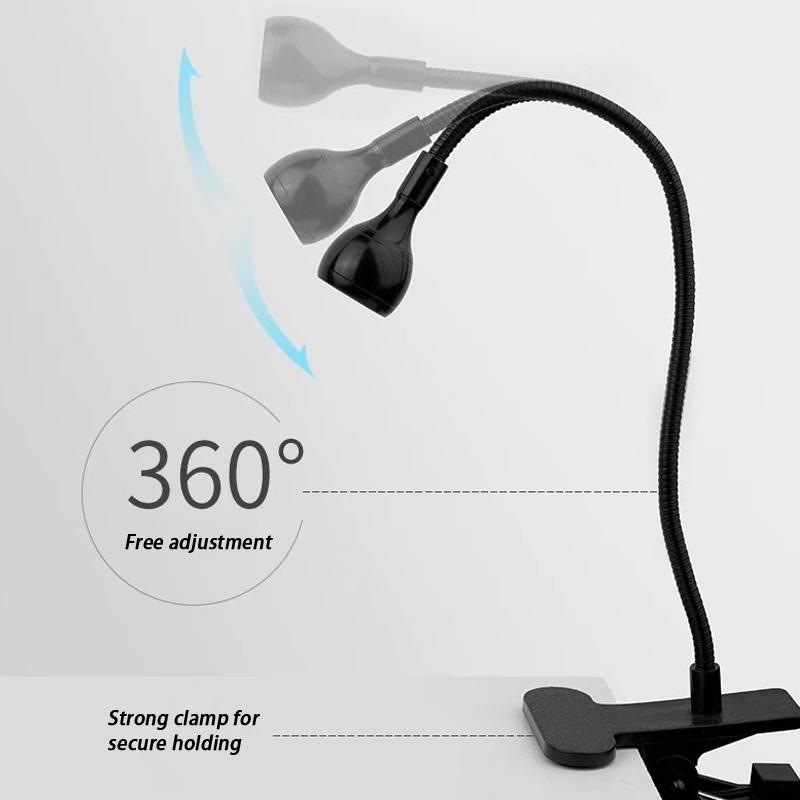 Nail Led Uv Lamp For Drying Gel Nails Polish Clip-On Flexible Desk Mini Portable Usb Nail Lamp Uv Light Dryer For Manicure Salon