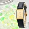 SEIKO Exceline Rectangular Watch 590885 with New Strap [New Battery] Ladies' 1220-5090