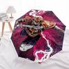 1pc Thunderous Warrior Automatic Opening and Closing Cartoon Umbrella, Lightweight 3-Fold, With Cute Cartoon Characters, Suitable for Home, Outdo