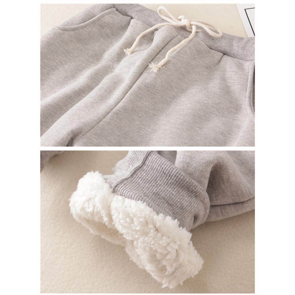 Autumn and Winter Casual Harem Pants Women Plus Velvet Thick Pants Student Pants