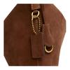 Coach Mott 33 Gold Accessory Letter Pendant Crossbody Bag Unisex Shoulder Bag Warm-Brown CCW77-WBR
