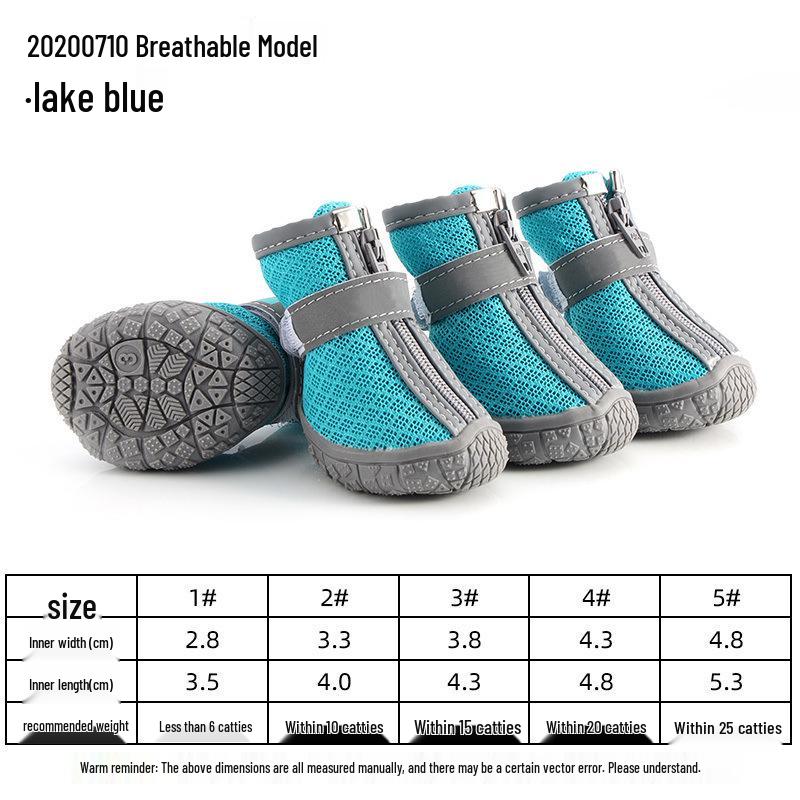 

Водонепроникні Нековзкі Дихаючі Черевички для Цуценят - Зносостійкі Брудозахисні Накладки на Лапи для Тедді та Бішонів Фрізе, Підходять для Всіх Сезонів. Size 2 (Width 3.8cm) for up to 10 lbs