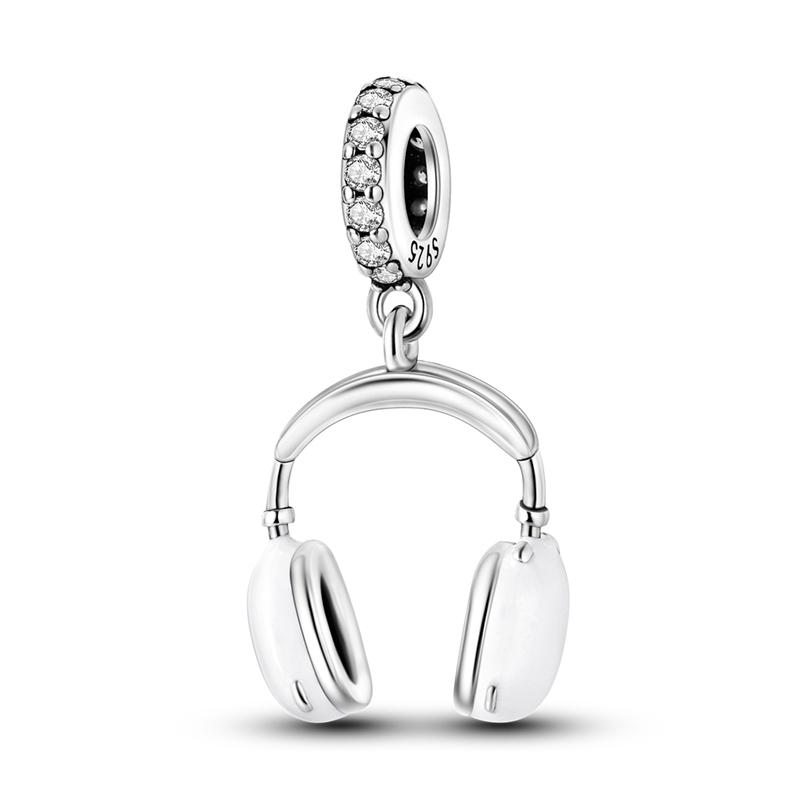 Charms Plata De Ley 925 Evil Blue Eyes Silver Sun Star Elk Dinosaur Flower Charm Women Anniversary DIY Jewelry