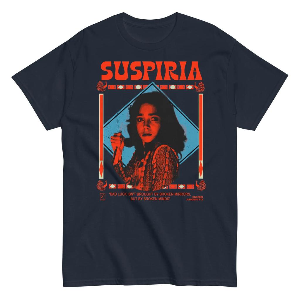 SUSPIRIA Album Classic Poster Graphic Print Tshirt Unisex Women Oneck Cotton Summer New Tee Oversized Highstreet Wind Casual Top