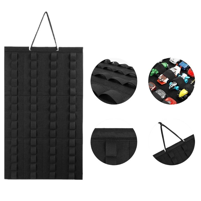 Hanging Storage Organisers for Toy Car, Toy Trucks, Display Case for Toy Car, Hold 60 Toy Car and Toy Trucks