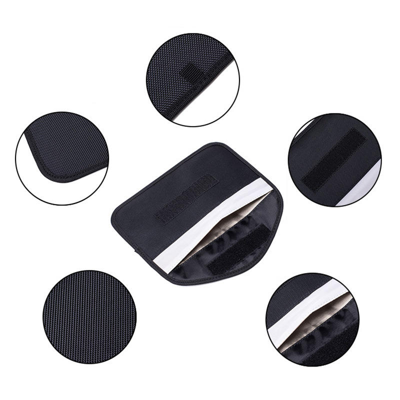 Portable Signal Blocking Key Pouch for 6.5 Inch Phone Travel Anti Theft Car Cell Phone Privacy Protection Bags