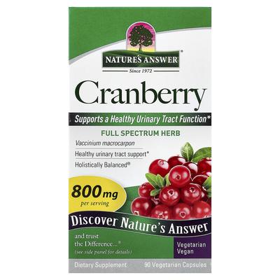 Cranberry, 90 Vegetarian Capsules (400 Mg Per Capsule)