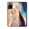 Krajews Bambole Spaventose cover Guscio in Vetro Temperato Custodia per Telefono Per XiaoMi Redmi Note 10 9S 8 7 6 5 A 10t Pro 9T Cover Pre Custodie