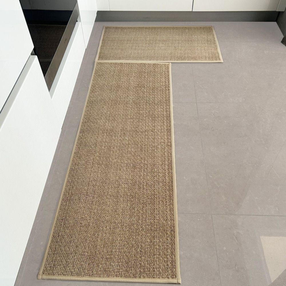 Non-Slip Kitchen Floor Mat Thick Absorbent Kitchen Rug Durable Bathroom Mat Home Decoration