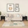 Vidaxl Side Tables, 2 Pcs, Black, 40X40X39 Cm, Pine Wood