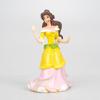 6pcs Disney Princess Figures Toy Set With Cinderella Aurora And Belle For Cake Decoration