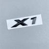 3D ABS Black Chrome Car Letters Rear Trunk Emblem Badge X1 X2 X3 X4 X5 X6 X7 Logo For BMW E70 E53 F15 G05 Decals Sticker Styling