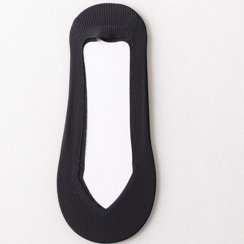 Damen Dünne Niedrig geschnittene Unsichtbare Socken Atmungsaktiv Schweißabsorbierend Rutschfest No Show Socken Fünf Paar Set