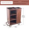 Hotel Linen & Room Service Cart – Stainless Steel Double-Sided Trolley for Cleaning & Sanitation.