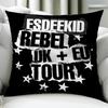 EsDeeKid Rebel Rapper Cushion Cover Birthday Anniversary Gifts Double Sided Printed Zipper Cushion Cover Soft Skin Bedding