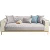 Sofa Cushion Senior 4 Seasons General Combination Cushion Gray Back Towel Cover Cloth Anti-slip Invisibly Flickering Gold Cover