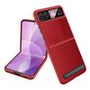 For Motorola Razr 40 5G Kickstand Case Leather+PC Cover with Rear Screen Film