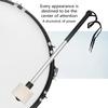 Felt Mallets Sticks Stainless Steel Nonslip Handle Drumsticks Drum Mallet Stick Percussion Stick for Marchings Bass Drum